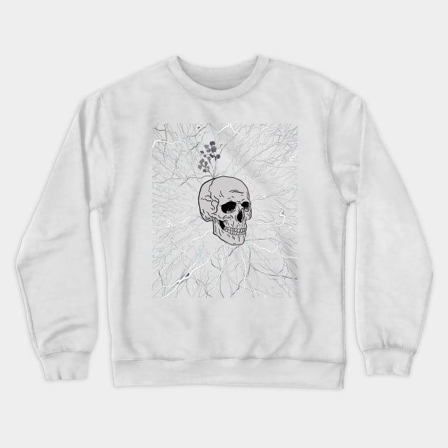 Happy New year Skull Crewneck Sweatshirt by Santag